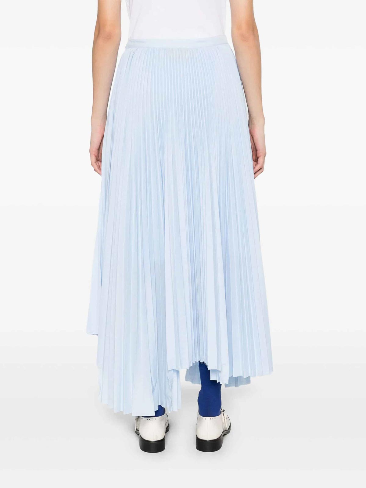 Plan C Asymmetrical Pliss Skirt