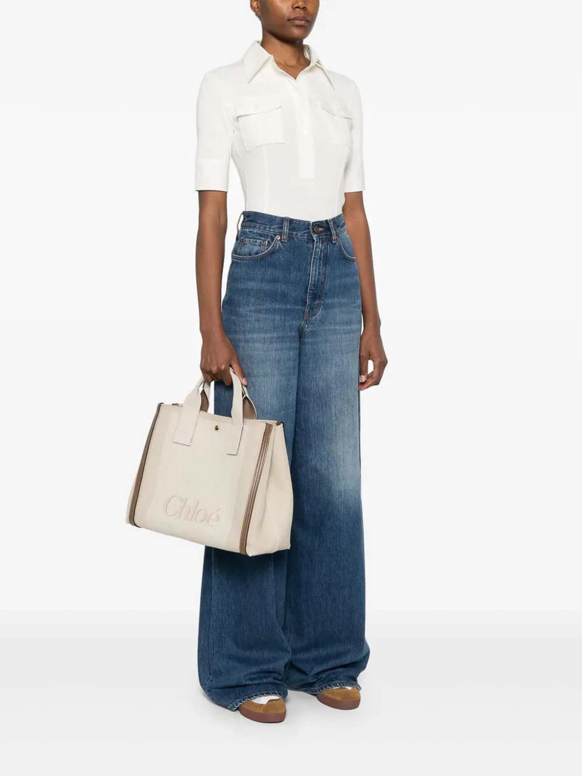 Shop Chloé Bolso Shopping - Beis