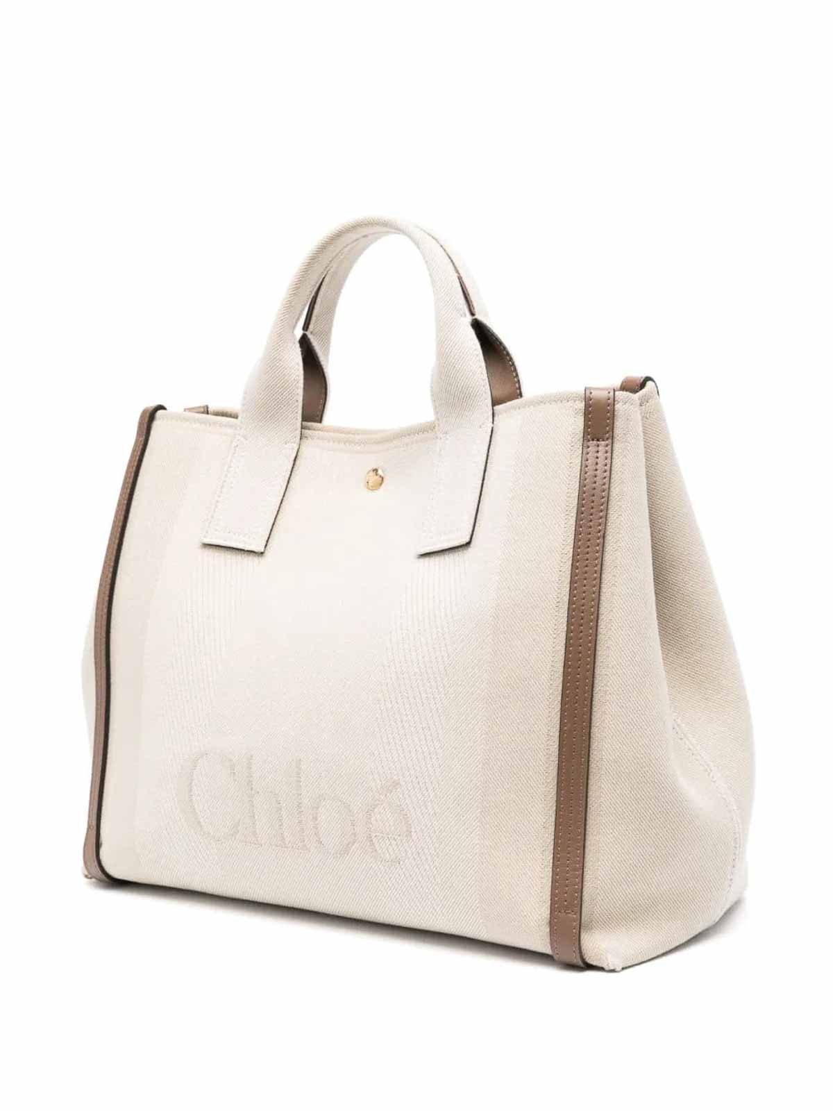 Shop Chloé Bolso Shopping - Beis