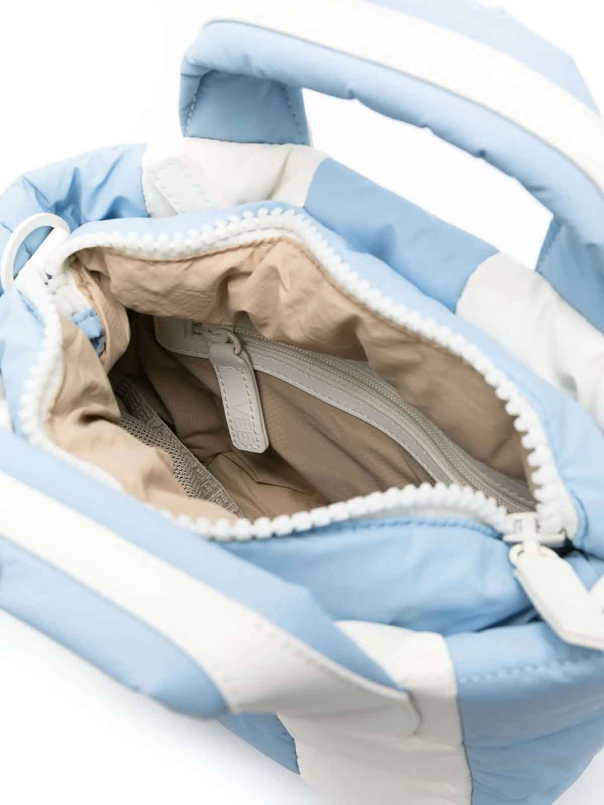 Shop Veecollective Bolso Shopping - Blanco