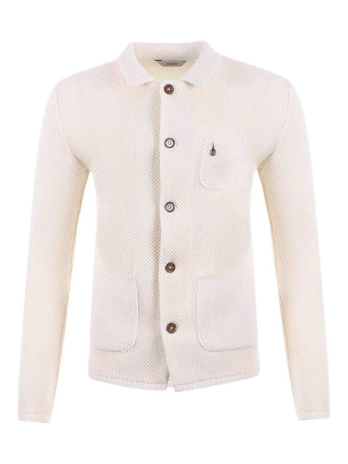Paoloni Honeycomb Knit Cardigan