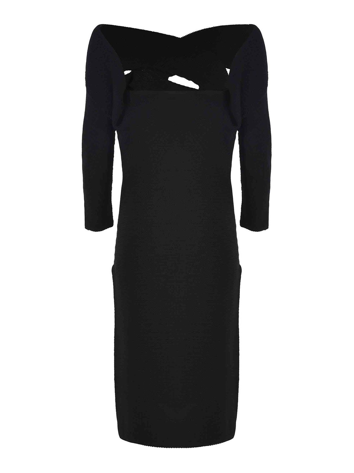 PHILOSOPHY DI LORENZO SERAFINI VESTIDO MIDI - NEGRO 