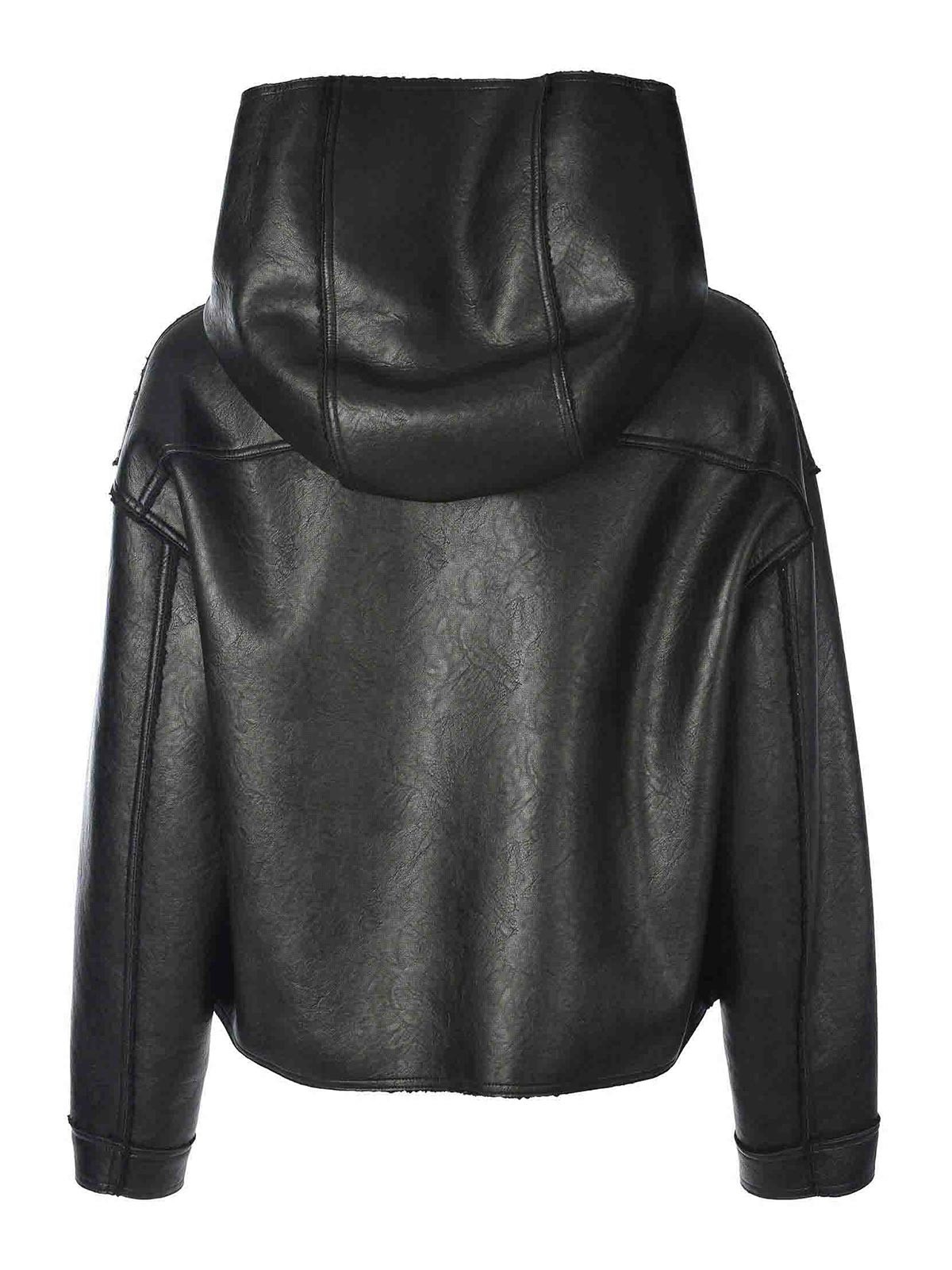 DSQUARED2 SHEEPSKIN COAT ICON IN A VISCOSE BLEND