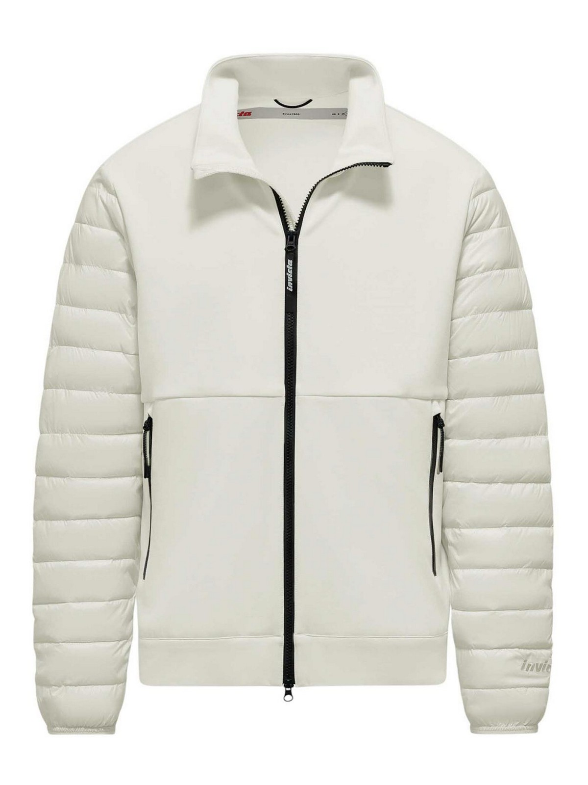 Invicta Giubbotto Uomo Senza Cappuccio, Soft Shell Leggero, Colore Nero/Arancione