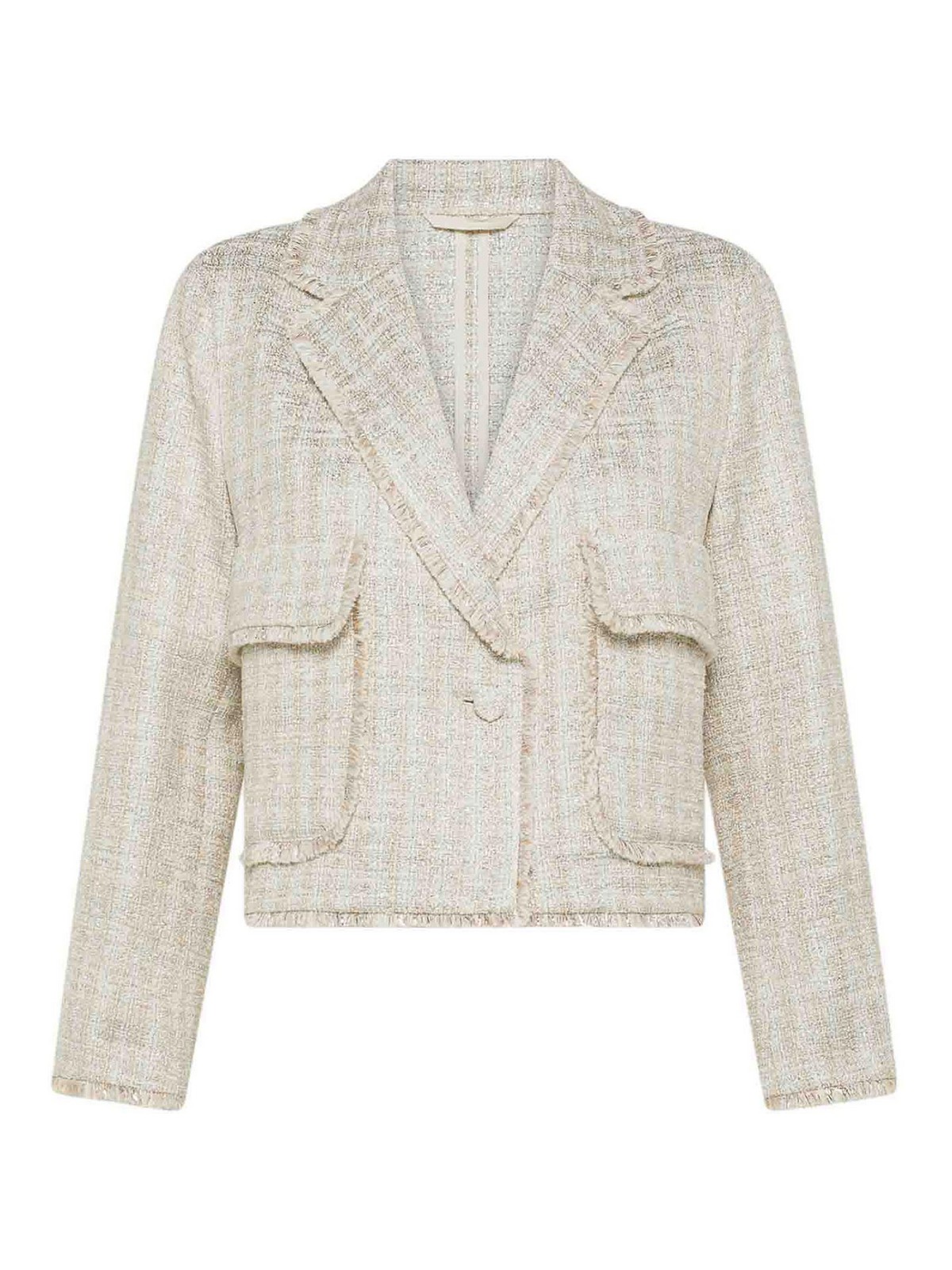 Seventy Lurex Flammed Cotton Jacket