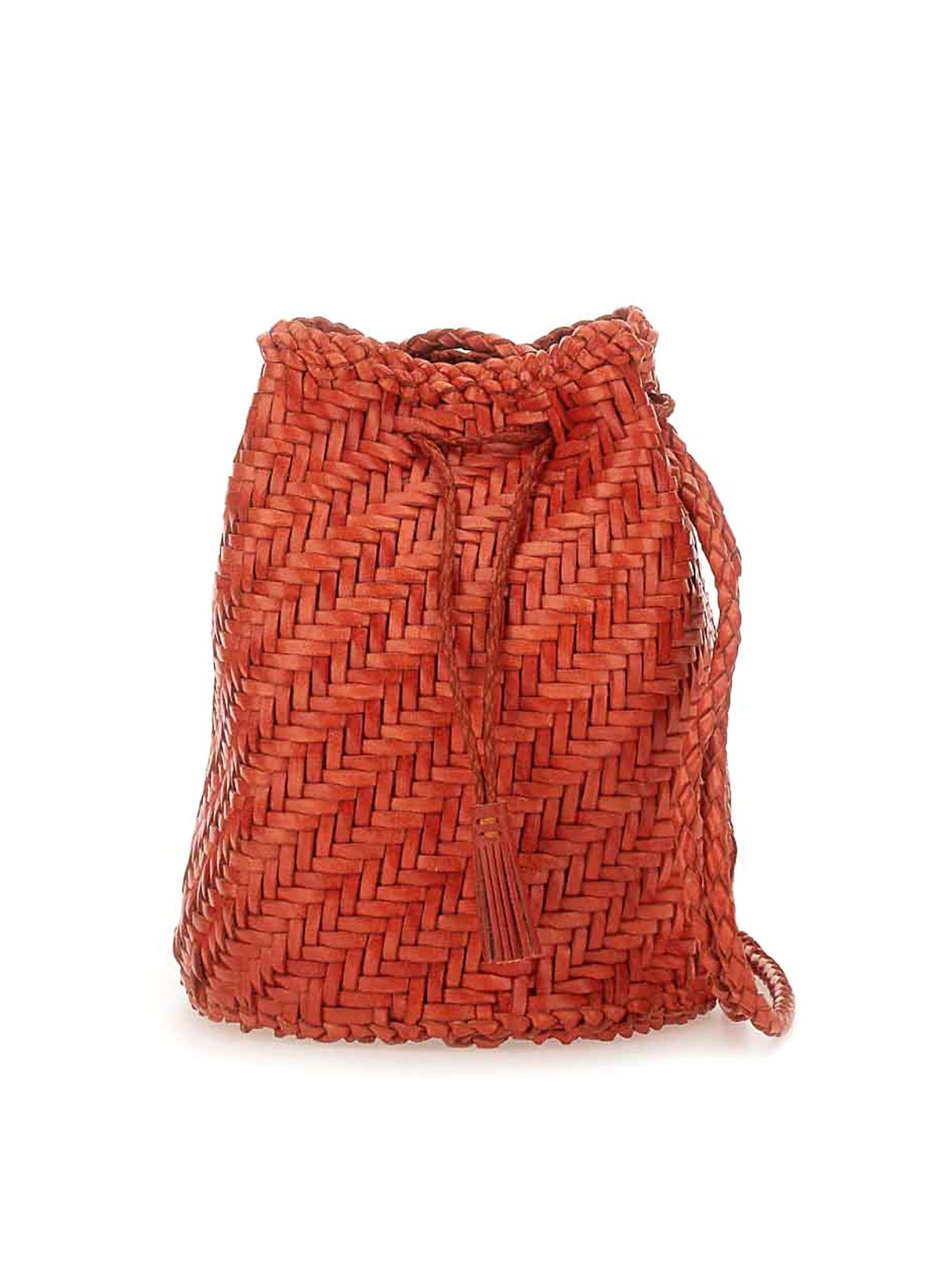 Dragon Diffusion Pompom Double Jump Tan Bag