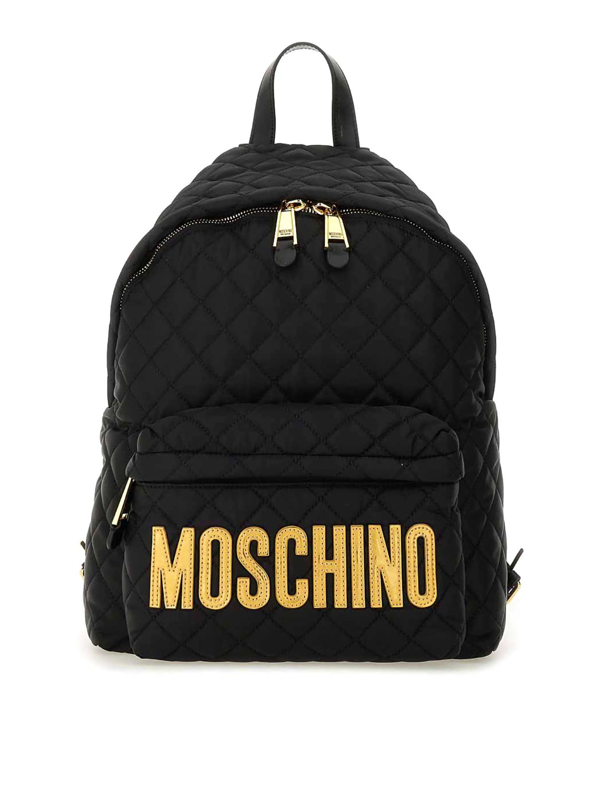 Moschino Quilted Logo Backpack