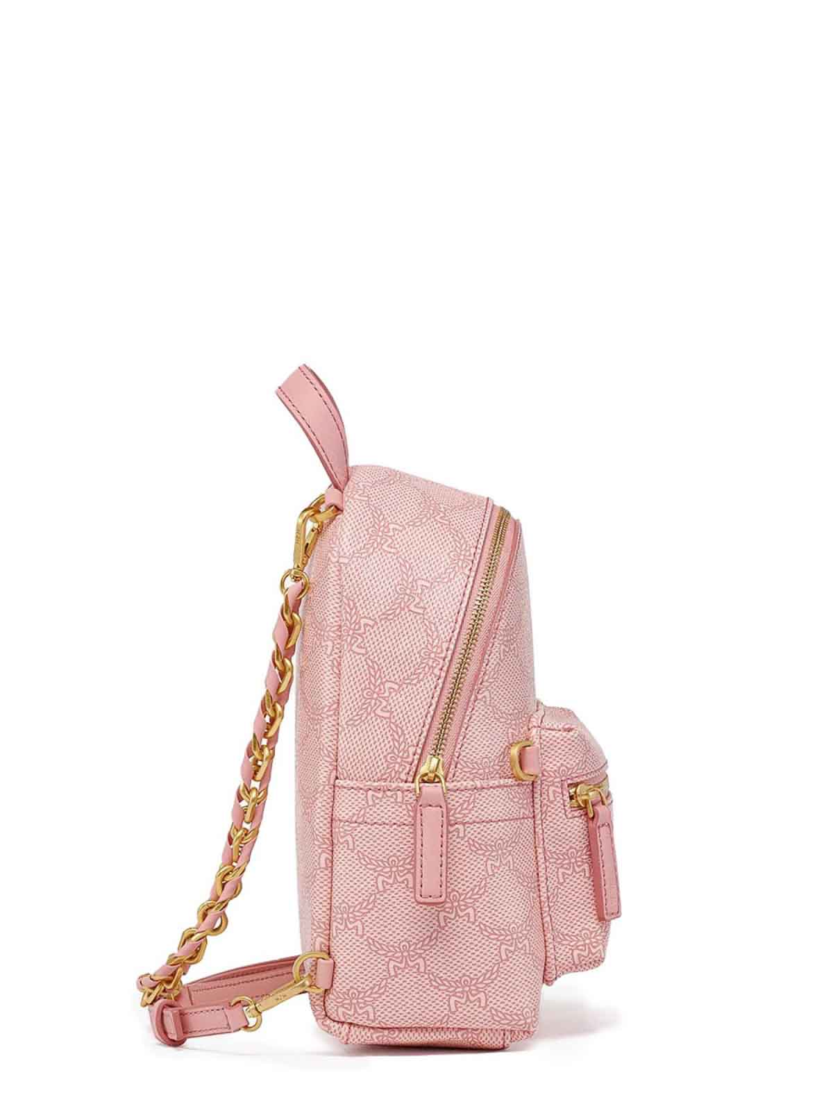 MCM MOCHILA - COLOR CARNE Y NEUTRAL 