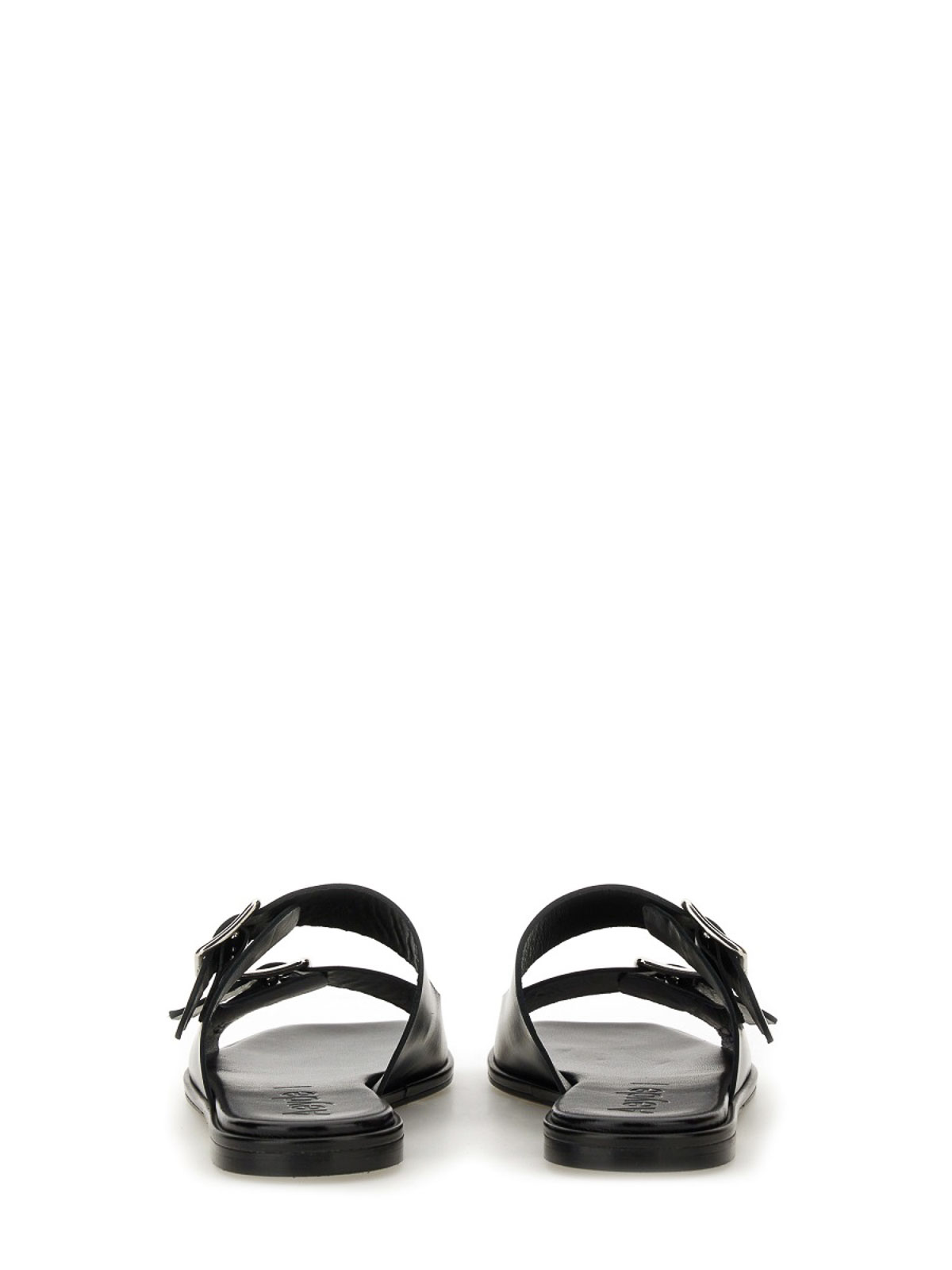 Aeyde Tonya Leather Double Strap Sandals