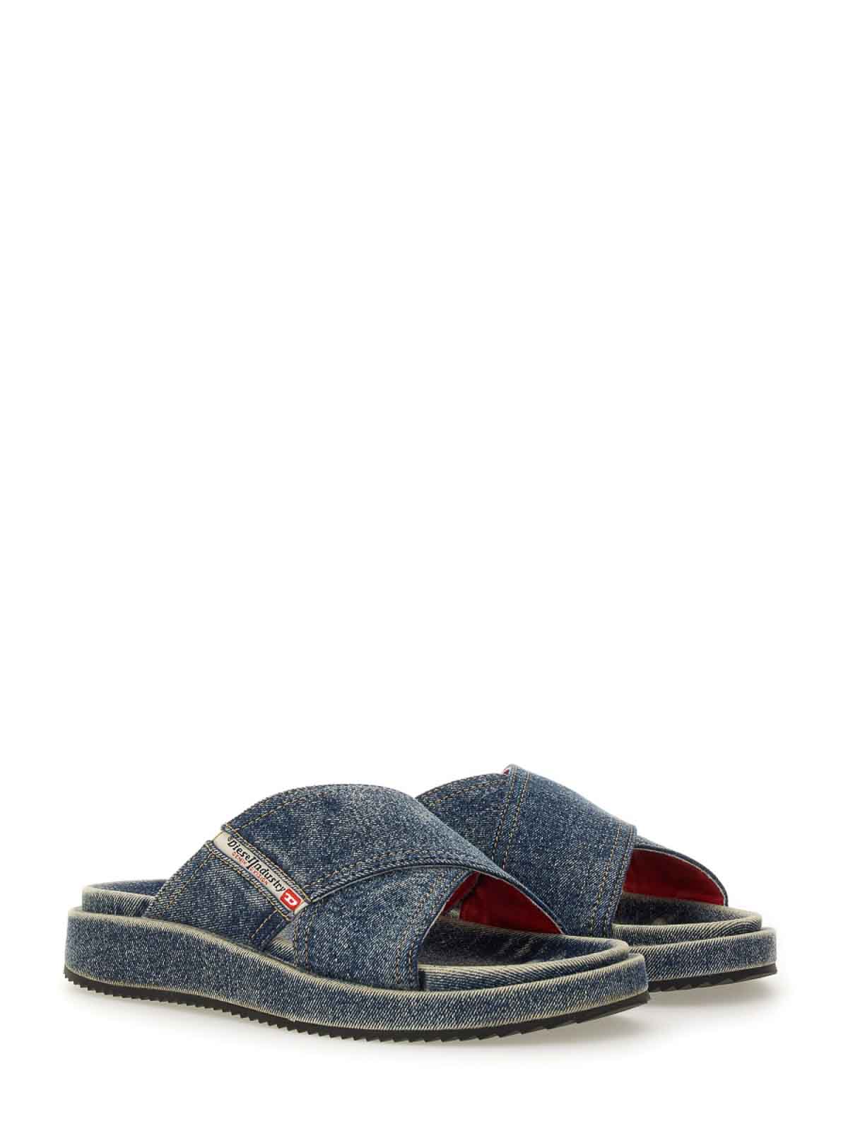 ★DIESEL★ SA Slide Criss Cross Sandal Black Y03612P0320T801 Buy Diesel Men's SA-SLIDE CRIS CROS Footwear online| Diesel UAE