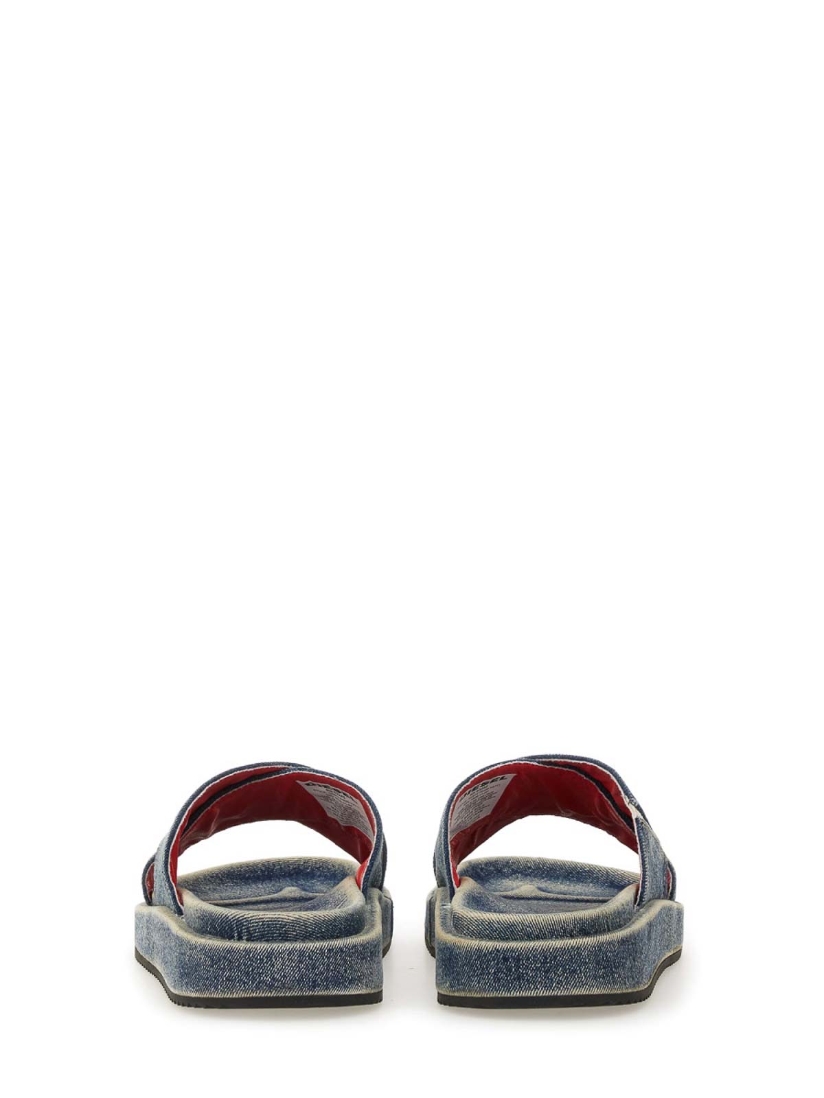 サンダル・ミュール DIESEL SLIDE SANDAL CRIS CROS Diesel Slide Sandal Cris Cros - Blue - Women | Y03612P0320HA711