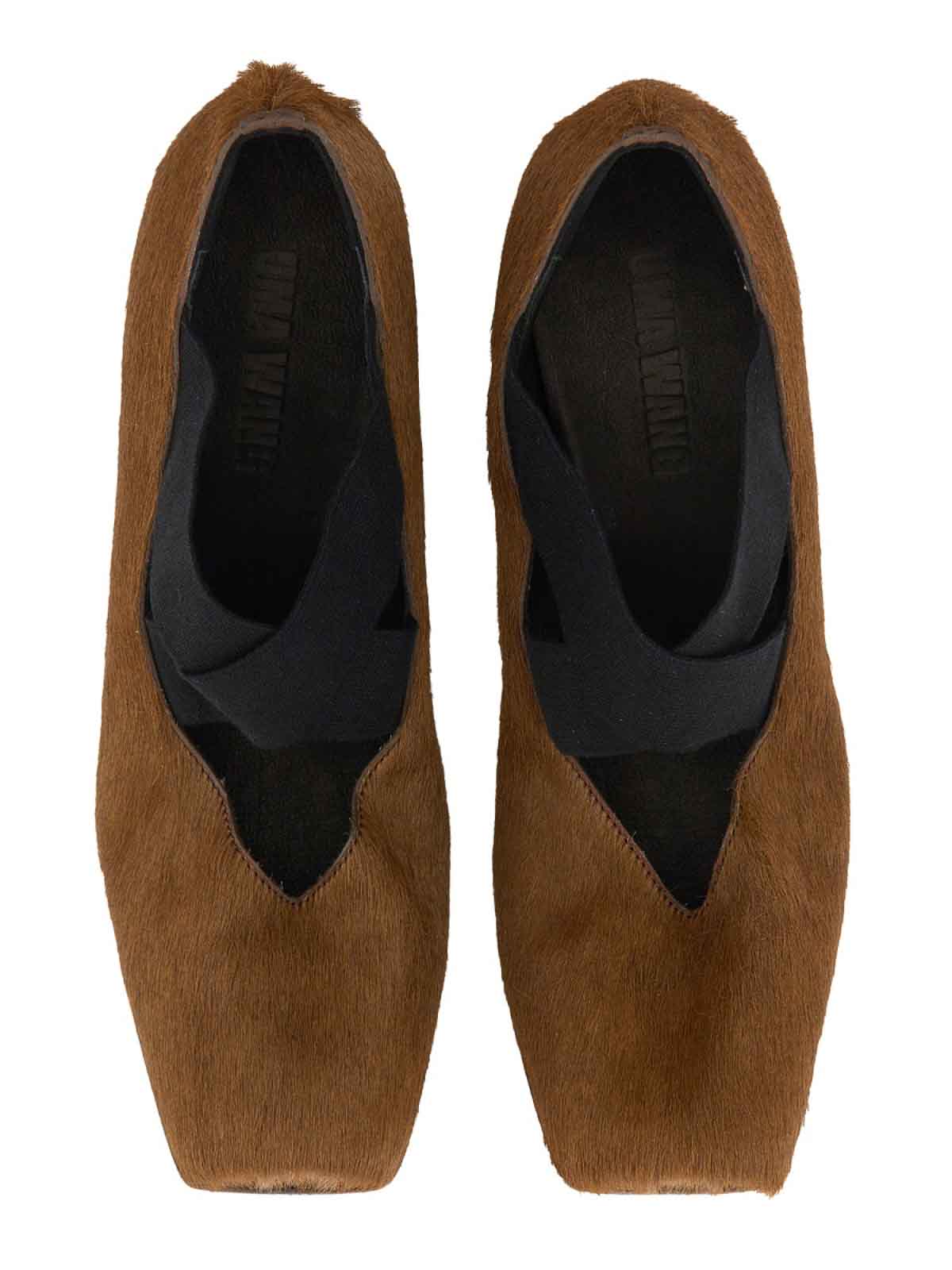 Shop Uma Wang Bailarinas - Marrón Oscuro