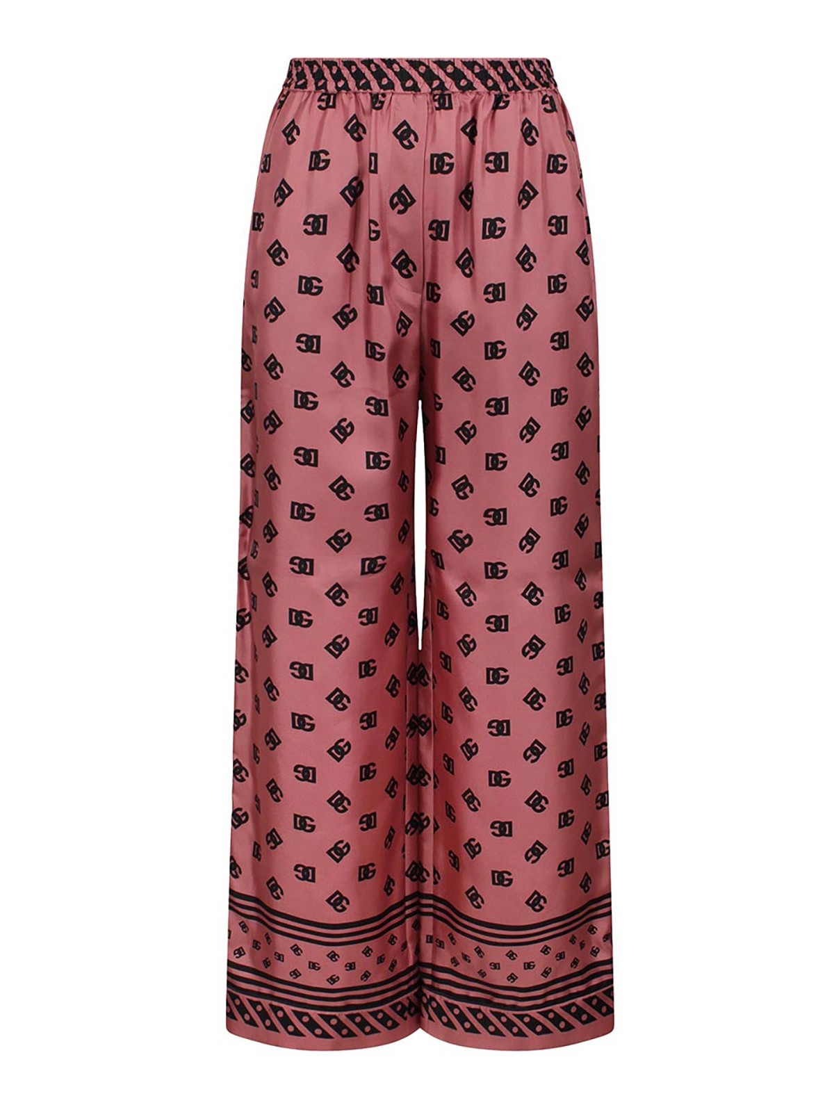 Dolce & Gabbana Pajamas Trousers With Dg Allover Logo