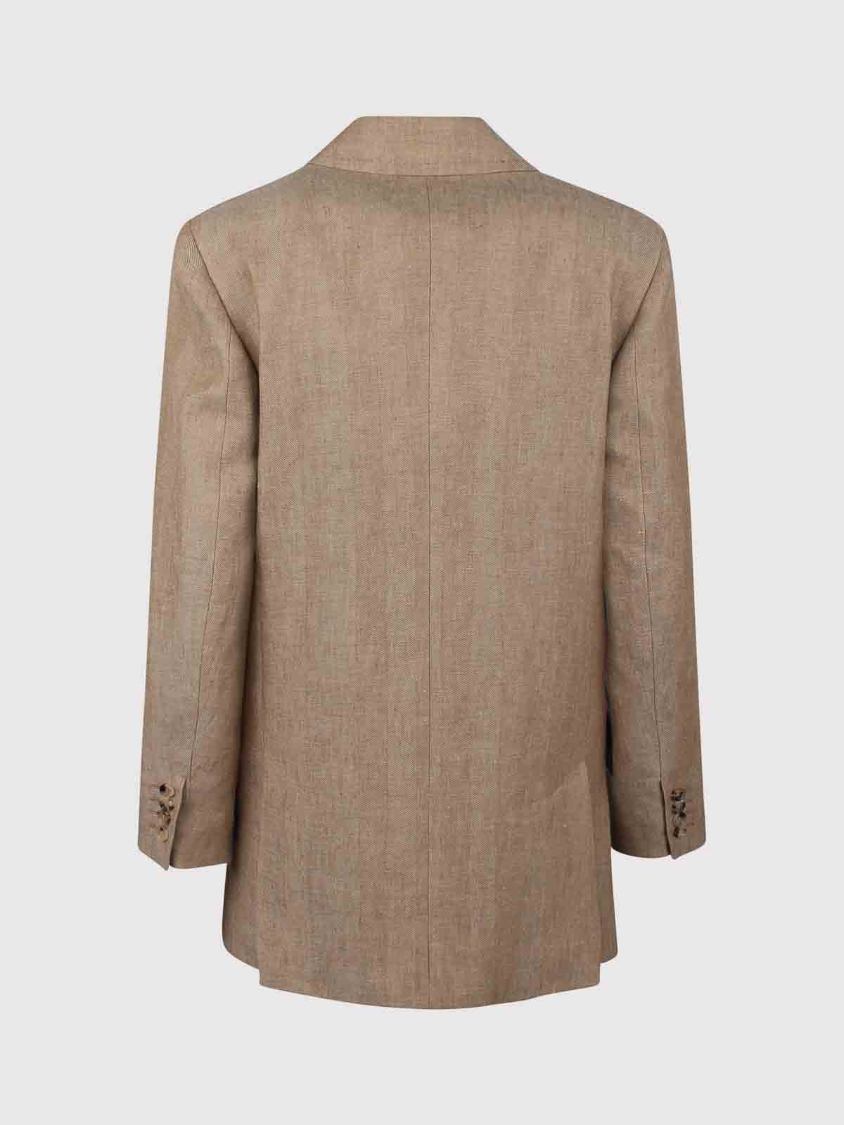 Shop Max Mara Blazer Olimpia In Lino