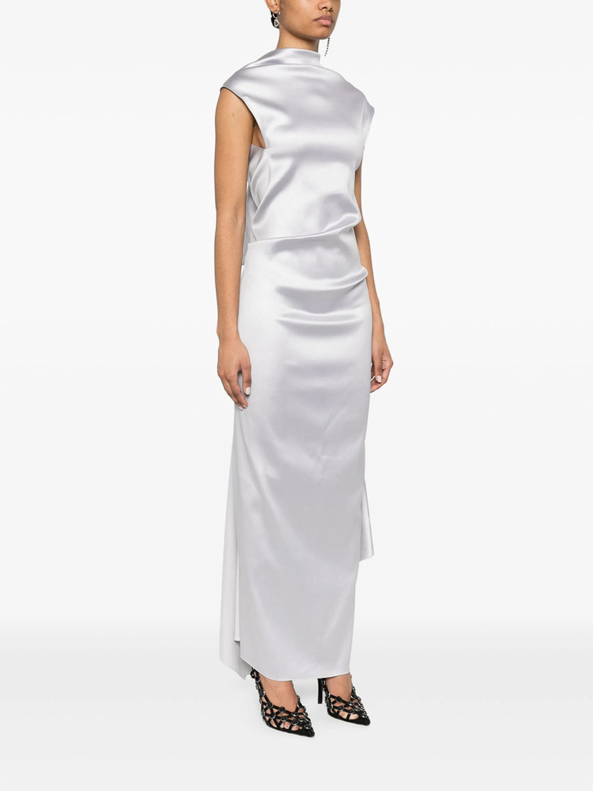 Sportmax Vestido Midi - Gris
