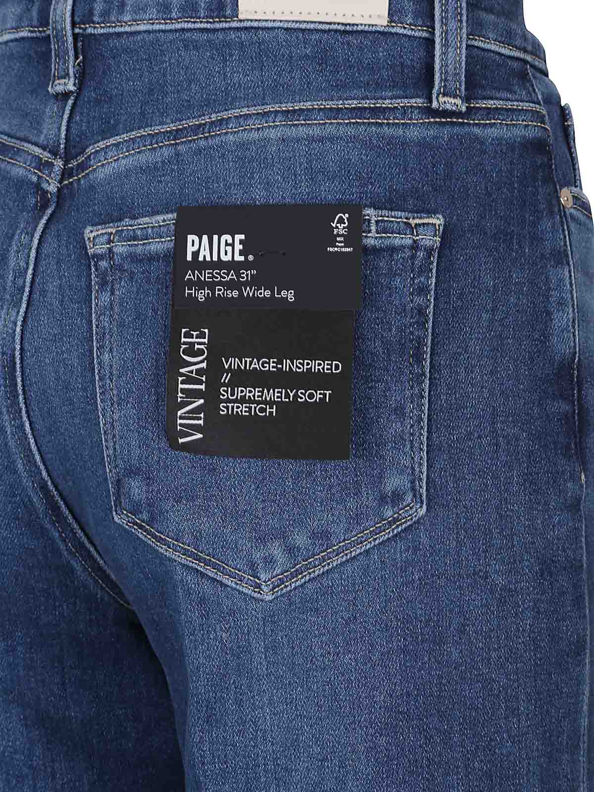 Paige Cindy Blue Moon Ultra High-rise Straight Leg Jean