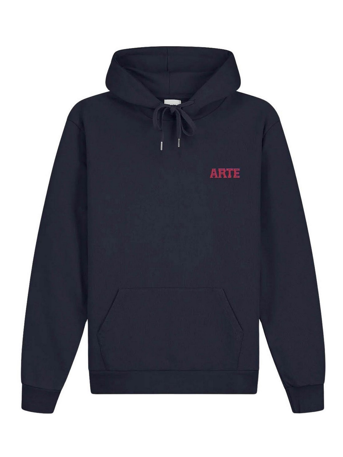 ESSENTIEL ANTWERP ROUNDED PARTS PRINT HOODIE