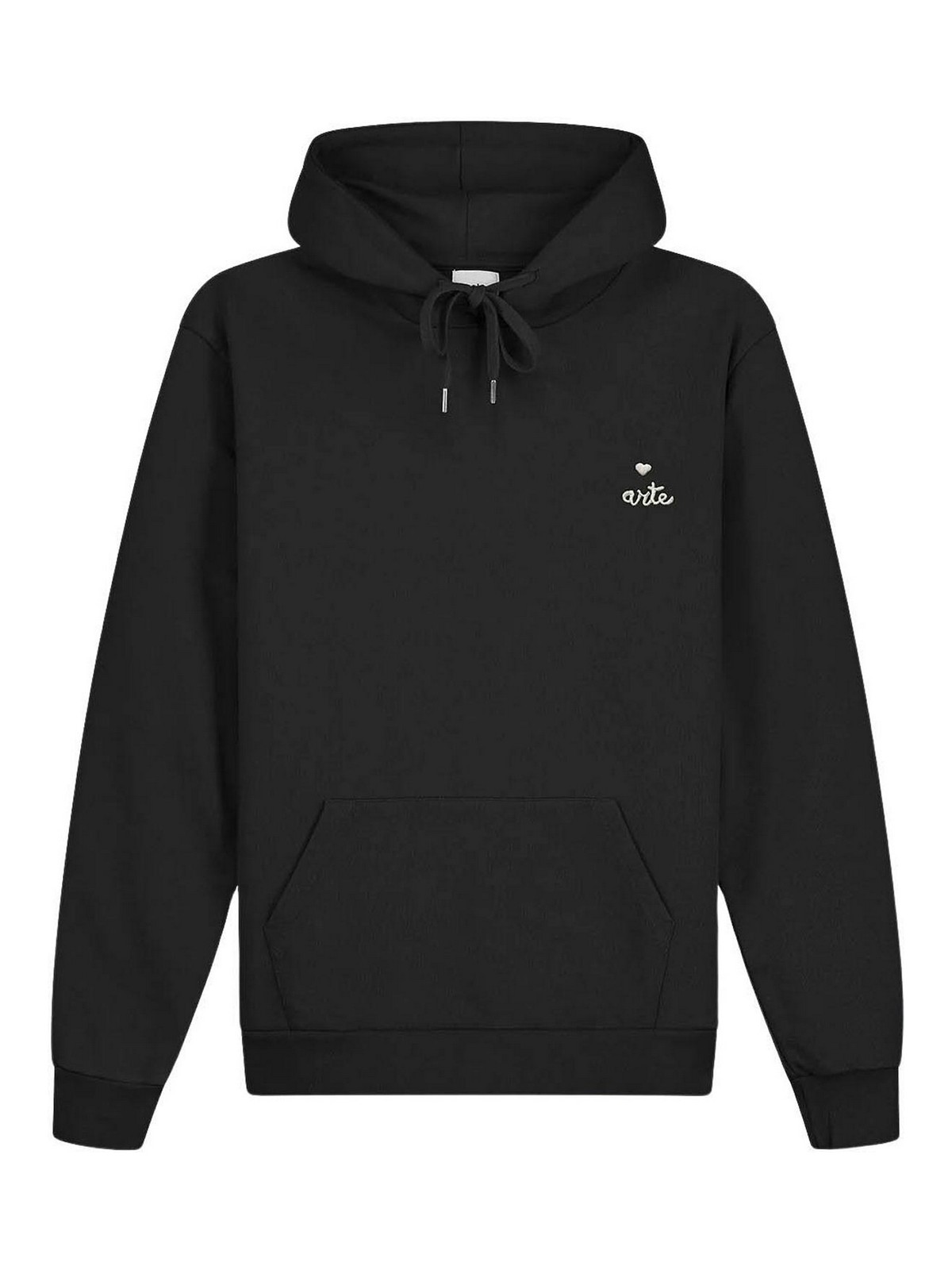 ESSENTIEL ANTWERP SMALL HEART AND LOGO HOODIE