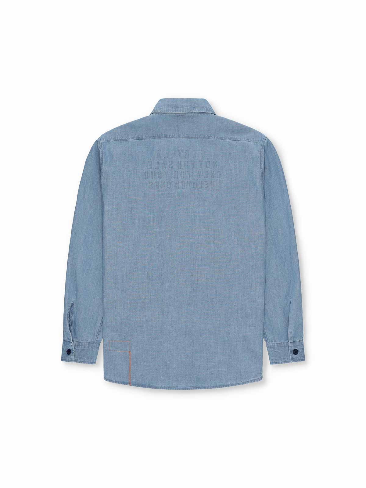Fortela Overshirt W/front Pockets In Blue
