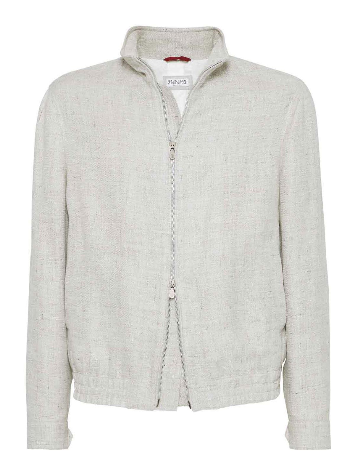 Brunello Cucinelli Chaqueta Bomber - Gris