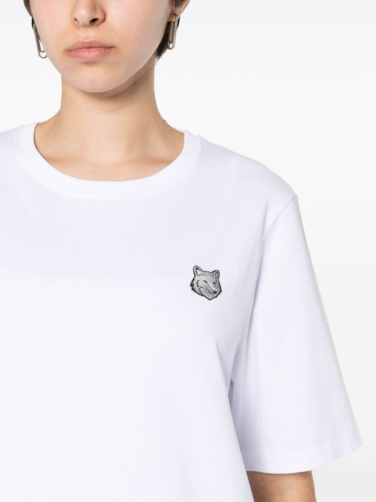 Shop Maison Kitsuné Camiseta - Blanco