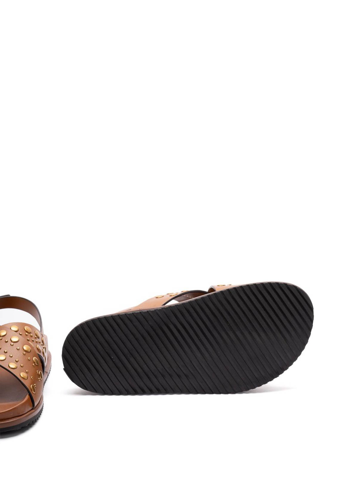 TWINSET SANDALS WITH DECORATION