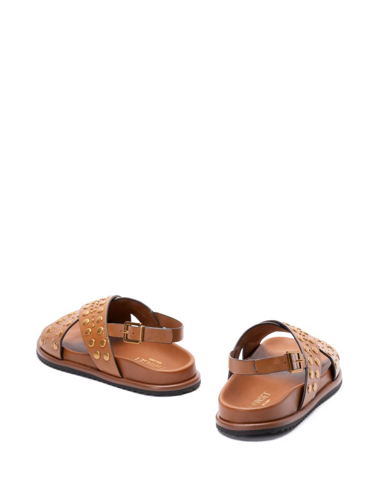 TWINSET SANDALS WITH DECORATION