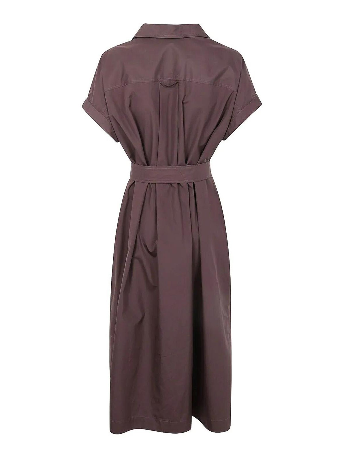 ASPESI VESTIDO MIDI - MARRÓN 