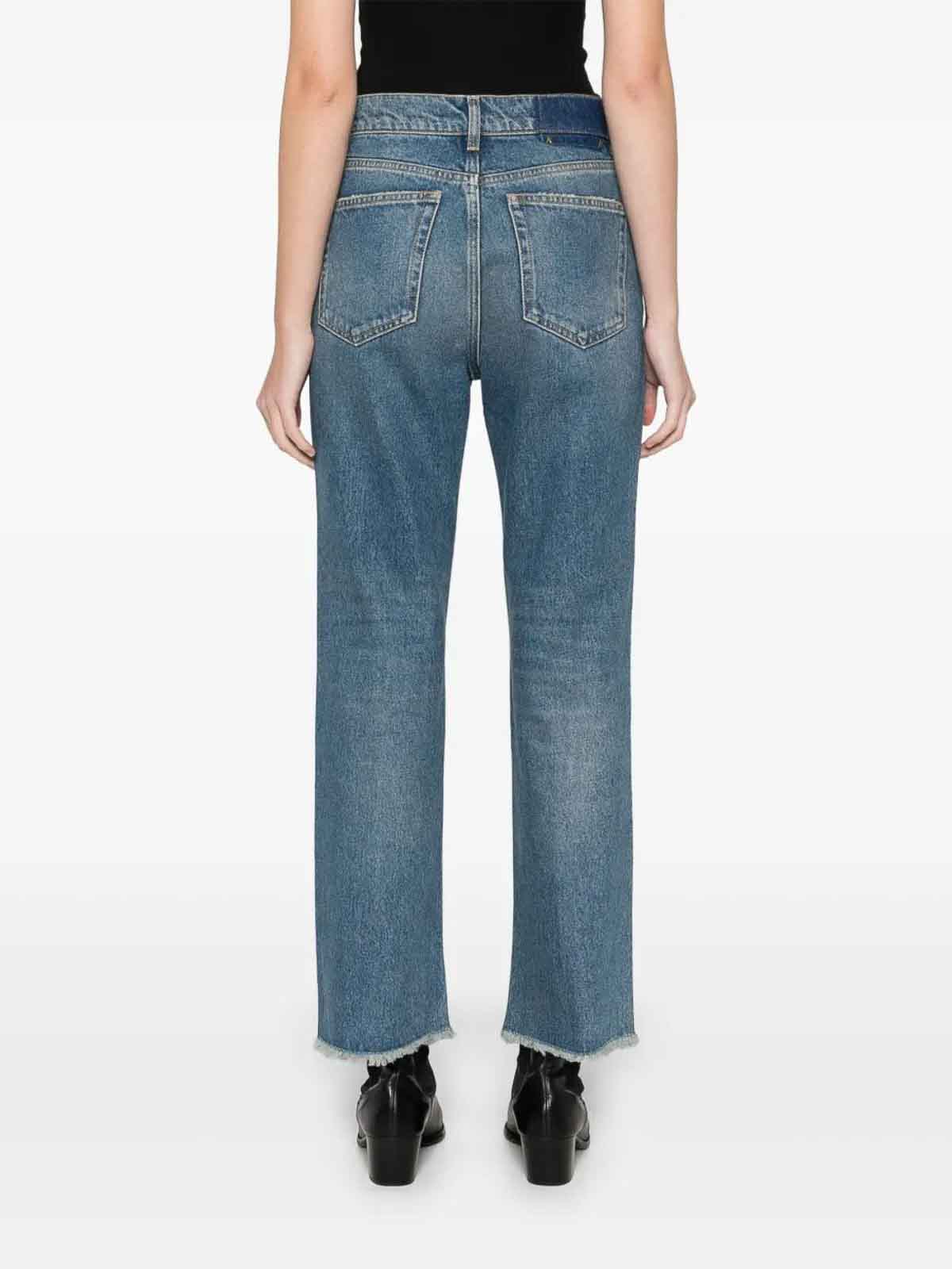 Shop Golden Goose Vaqueros Rectos - Azul