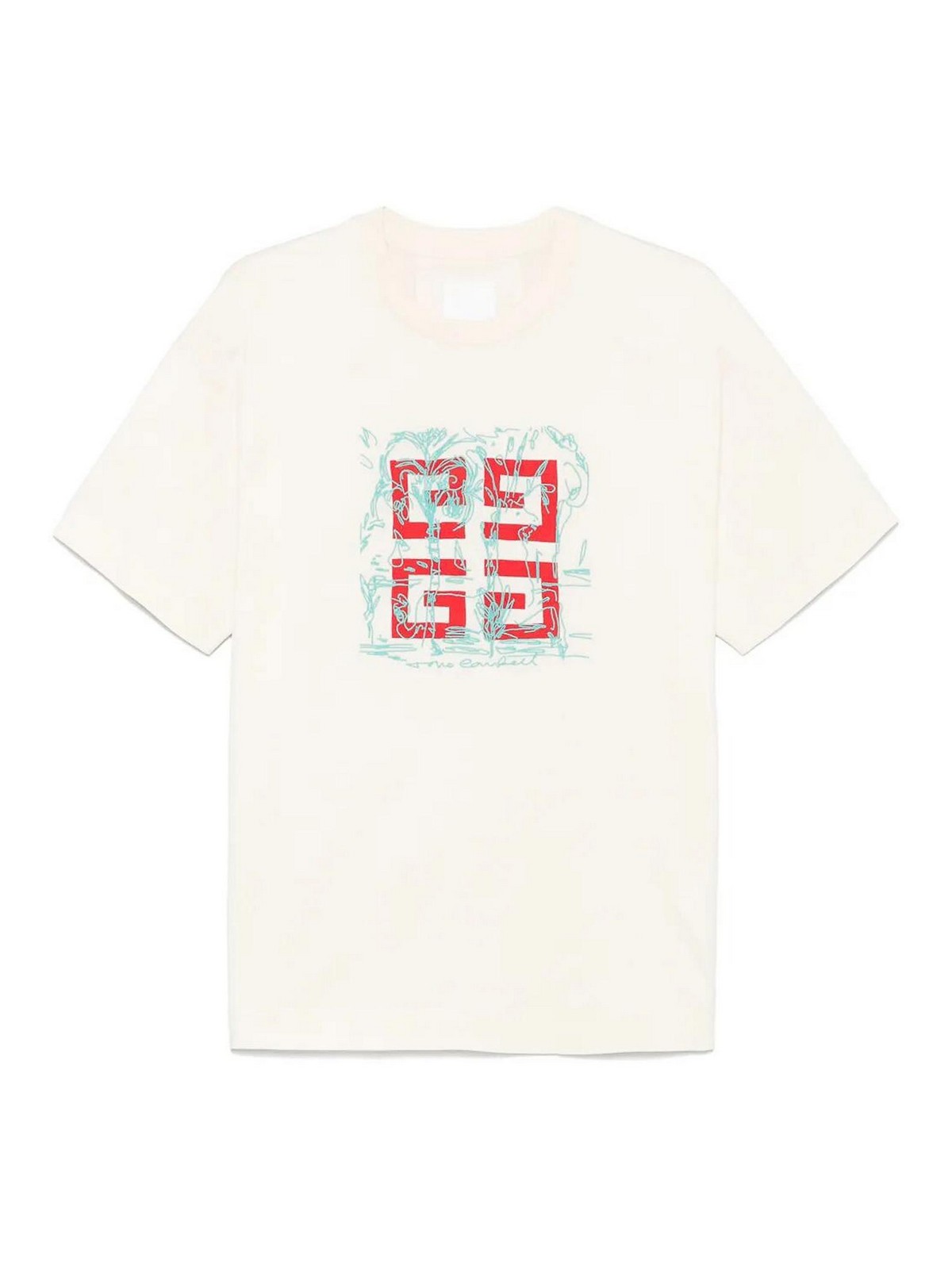 Givenchy Off-white 4g Regular Fit T-shirt