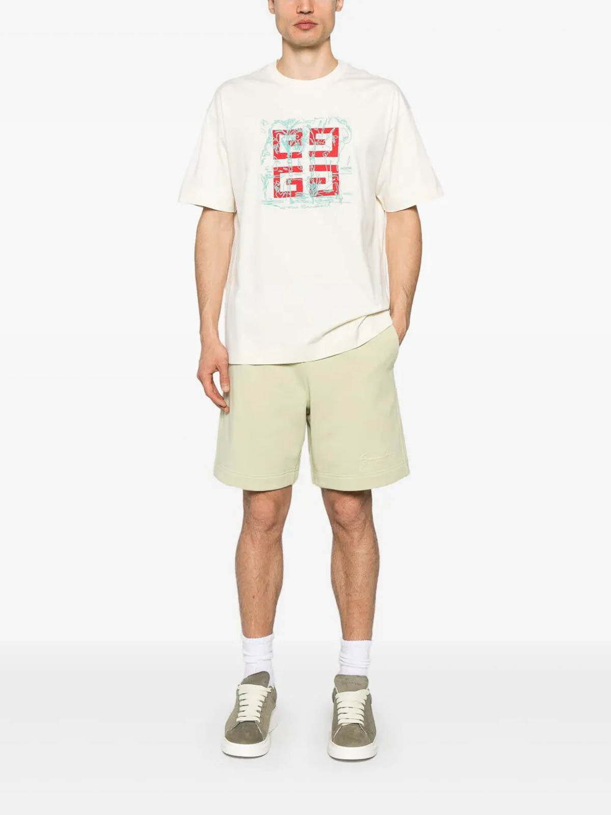 Givenchy Off-white 4g Regular Fit T-shirt