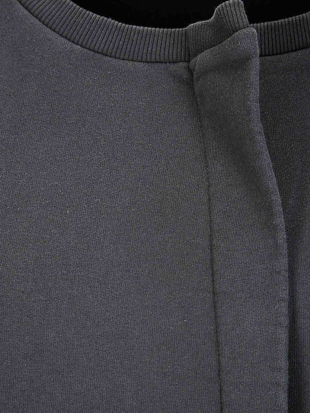 Mm6 Maison Margiela Mini Long -sleeved Cotton Dress