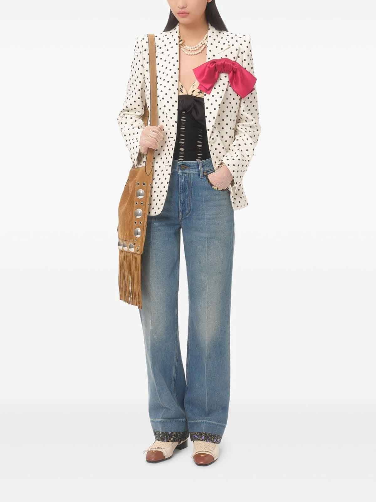 Shop Valentino Jeans Boot-cut - Denim