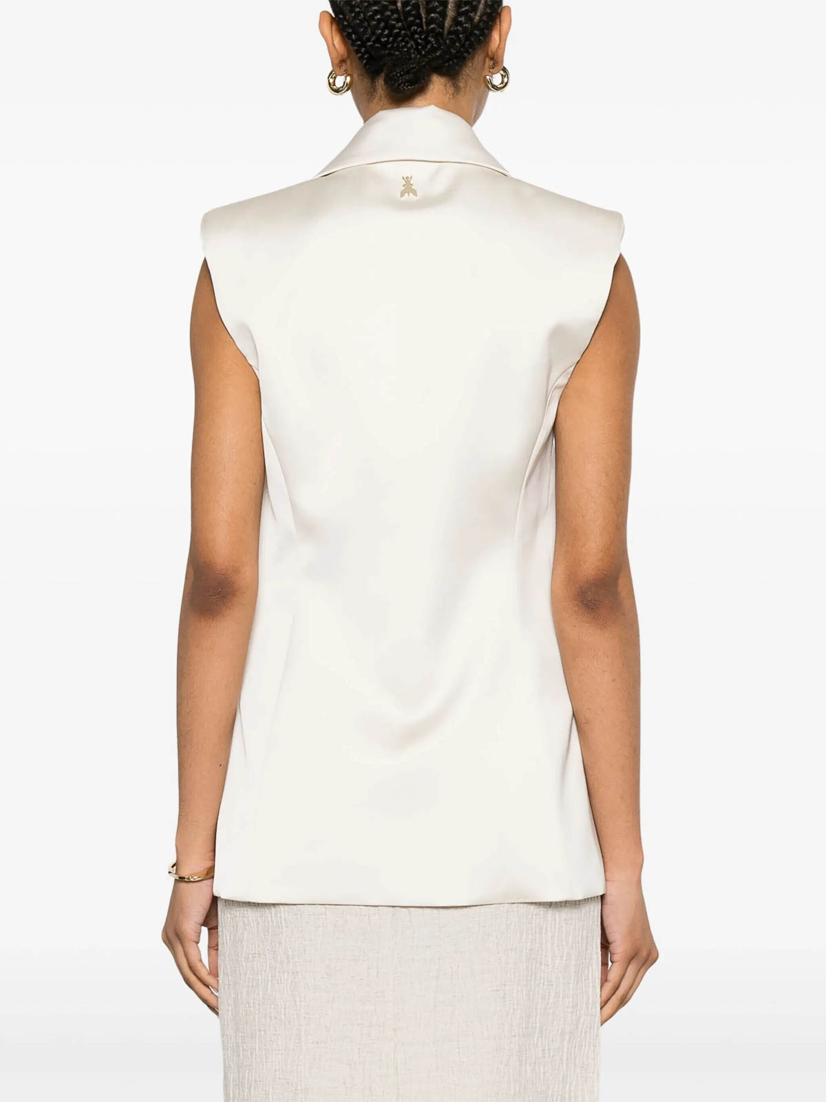 Shop Patrizia Pepe Chaleco - Blanco