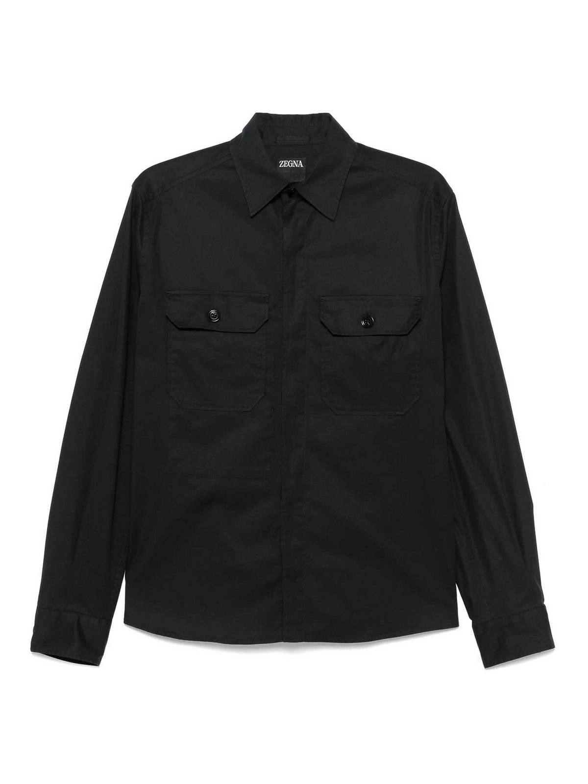 Shop Zegna Camisa - Negro