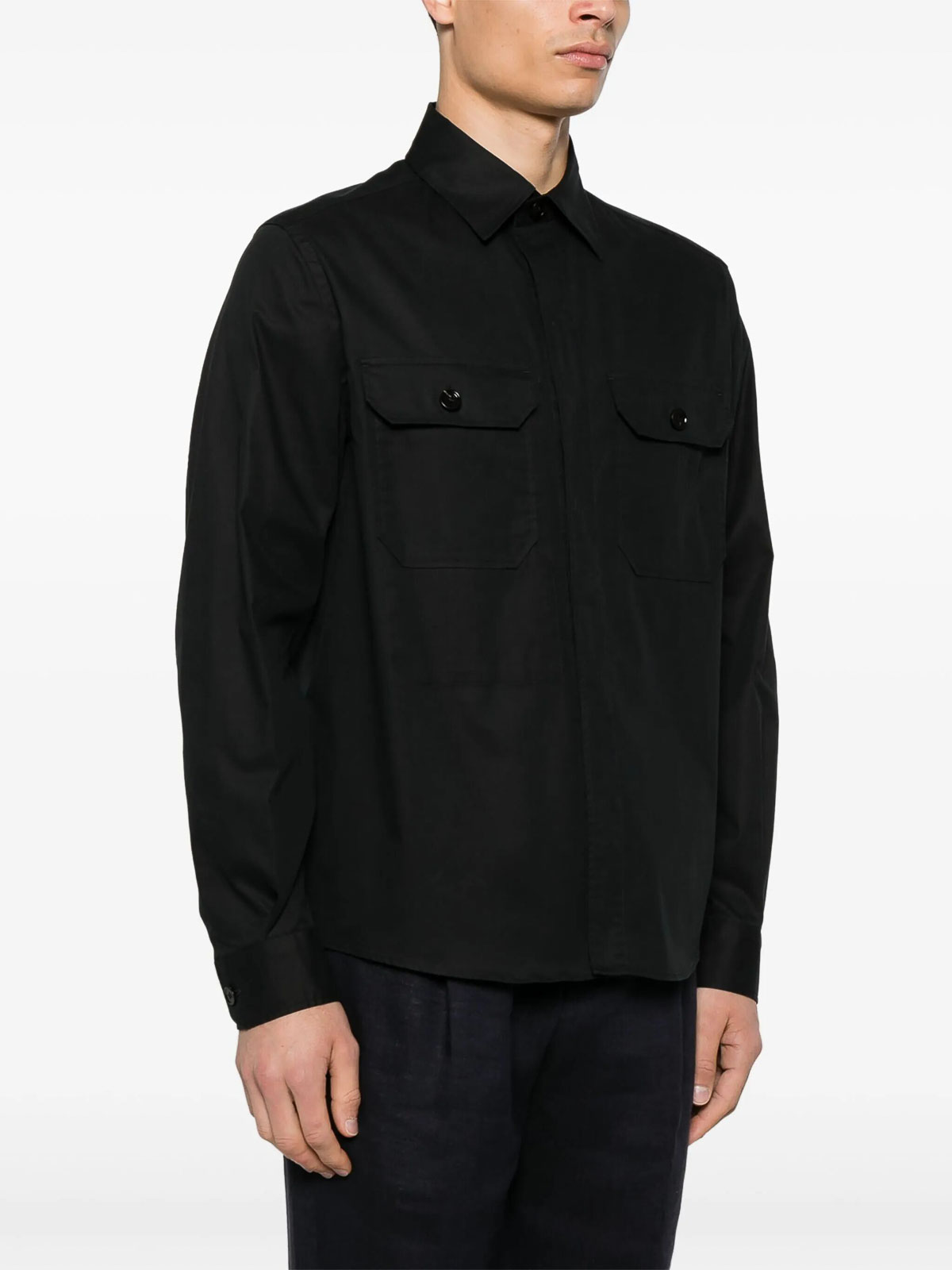Shop Zegna Camisa - Negro