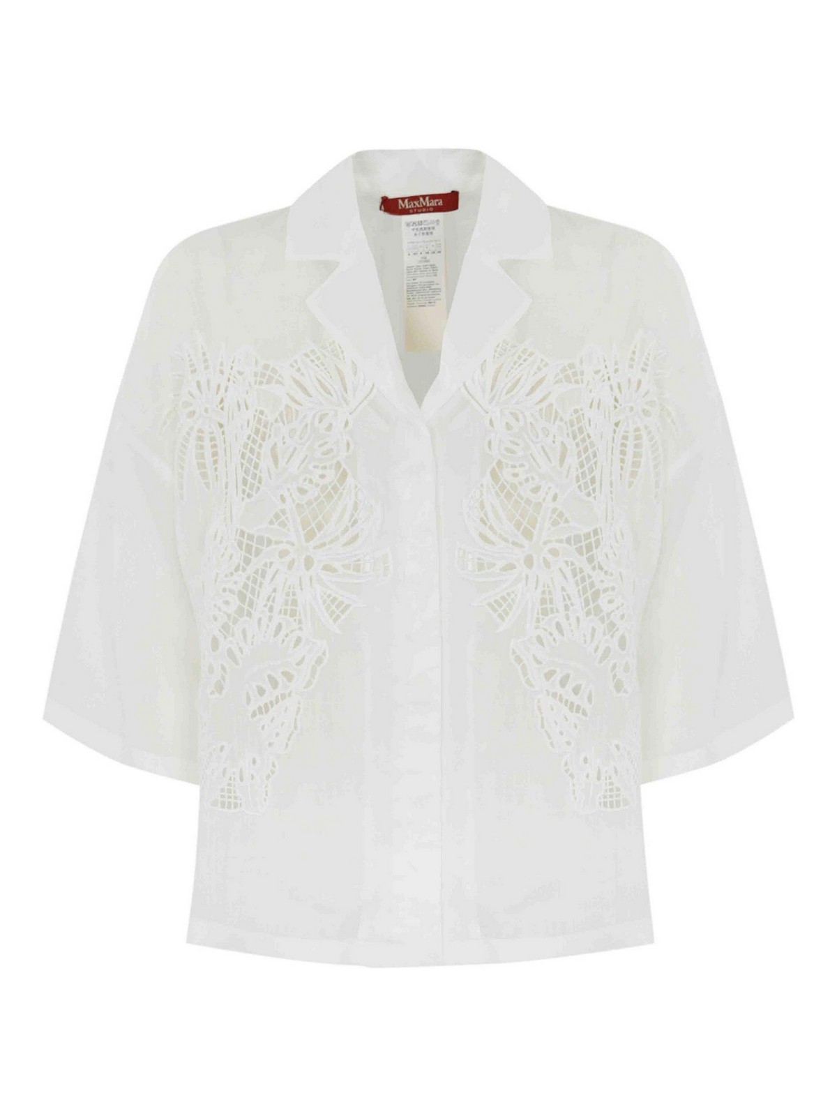 Max Mara Ramie Canvas Shirt