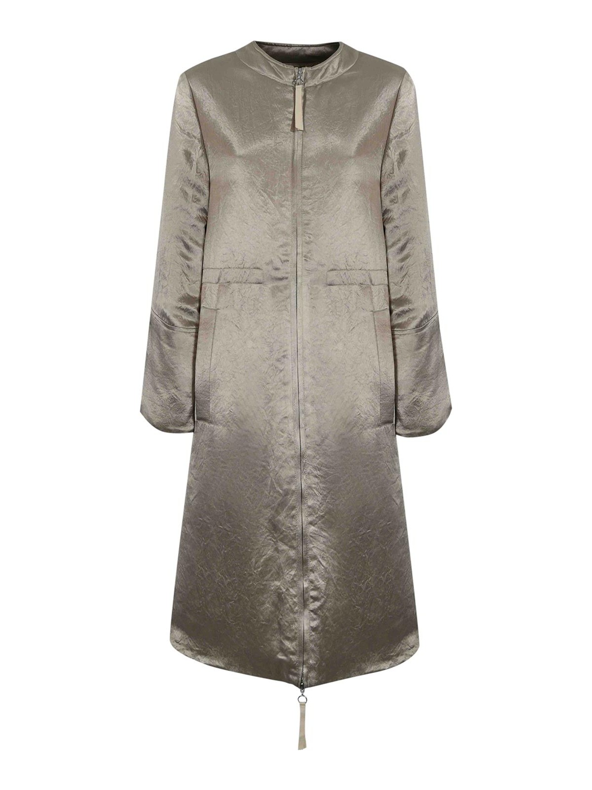 Max Mara Piroga Bomber Jacket In Acetate Satin
