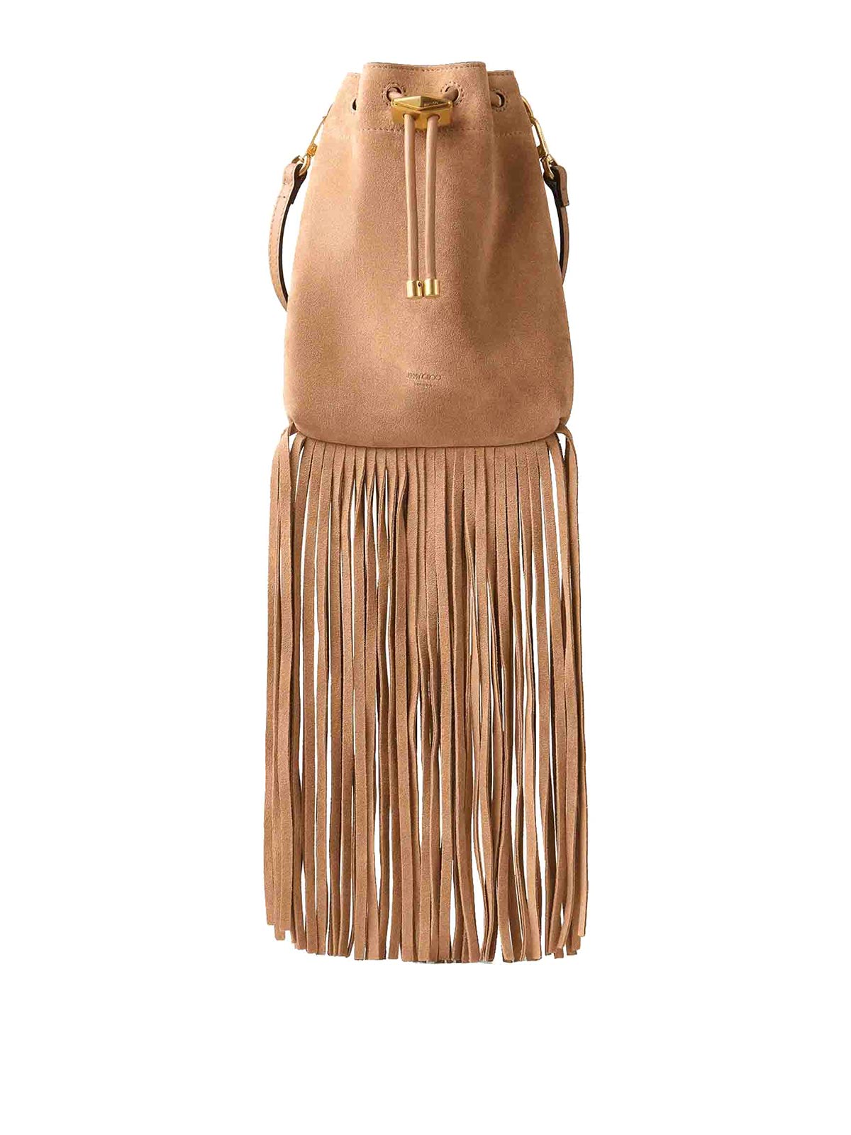Jimmy Choo バケットバッグ - ベージュ|BONBONBCKTNSMNJSUTOFFEEGOLD