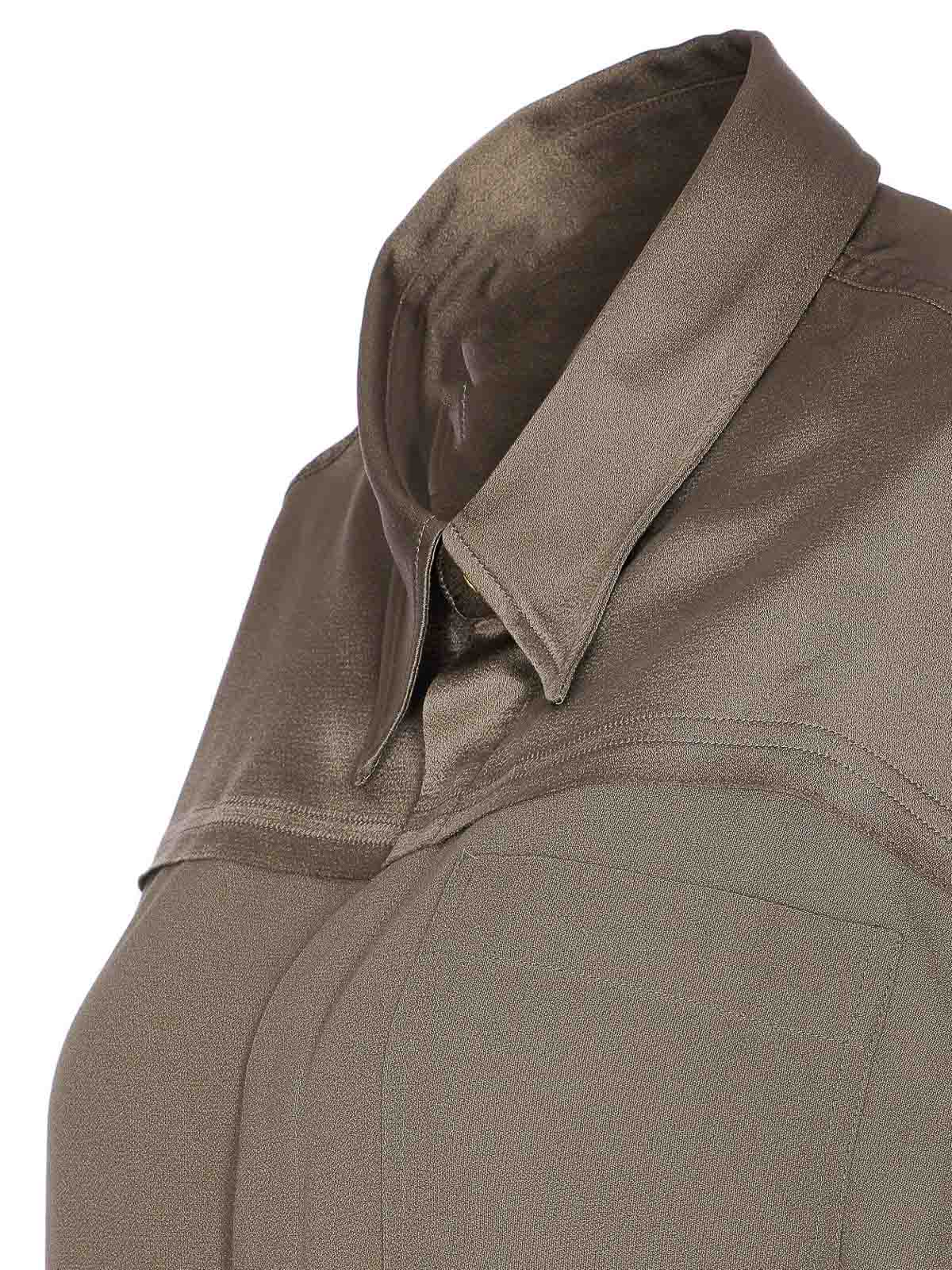 Ami Alexandre Mattiussi Ami Paris Shirts In Brown