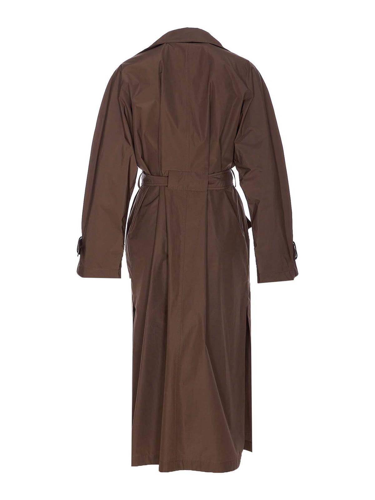 コート BRUNELLO CUCINELLI Women Trench Coats MG5019909 C2925 Brown Brunello Cucinelli Trench Coat - Brown - Women | MG5019909C2925