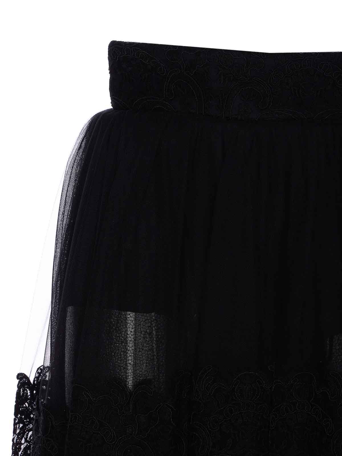 Elisabetta Franchi Black Skirt - Black - Women | GO04252E2110