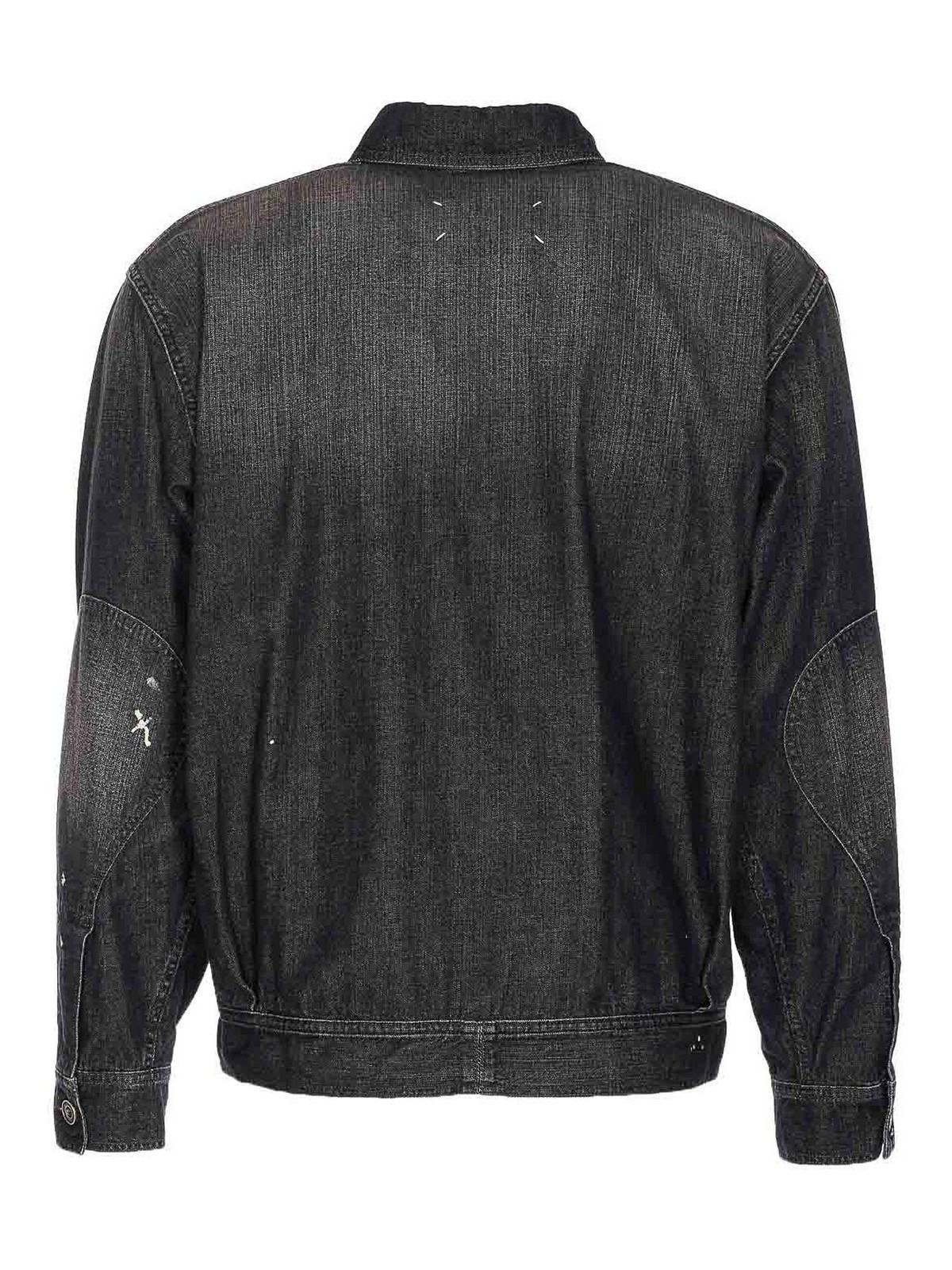 Maison Margiela Denim Jacket In Black