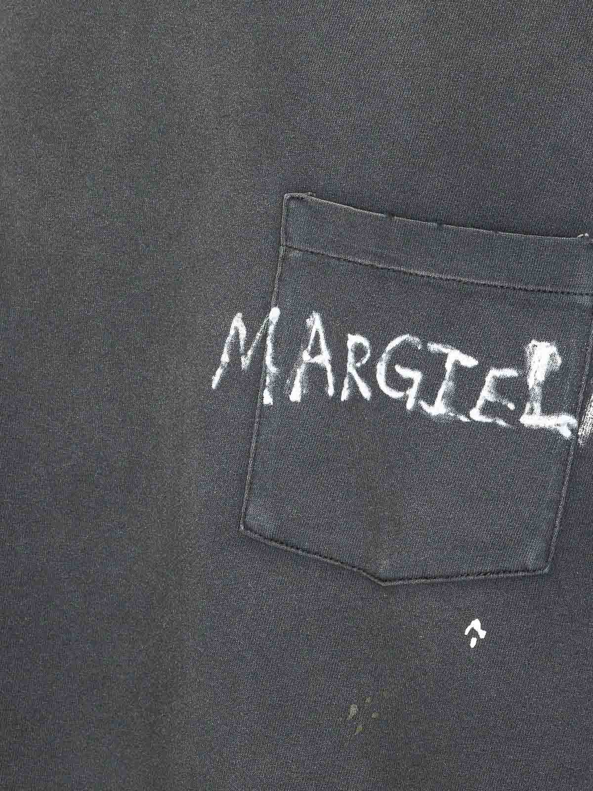 Maison Margiela Graffiti logo t-shirt - Grey|S50GC0714S24567861