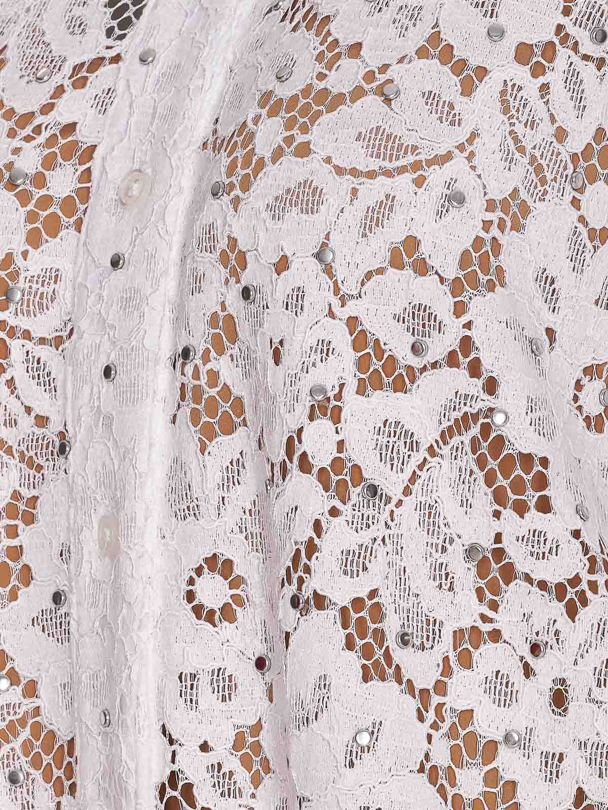 Michael Michael Kors White Shirt With Frontal Buttons Closure In White
