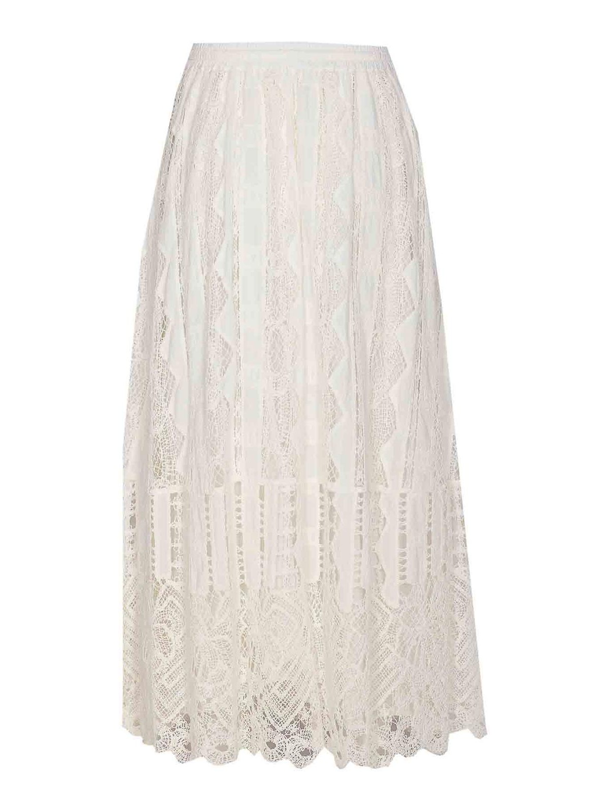 スカート PINKO LEGGERO SKIRT Pinko Leggero Skirt - White - Women | 104905A2G9Z05 | thebs.com