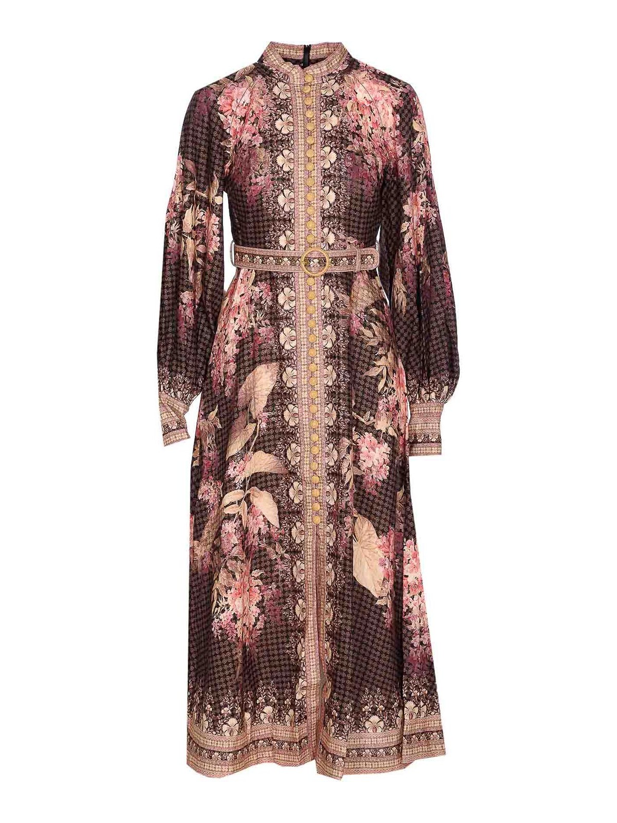 Zimmermann Illuminate Buttoned Midi Dress