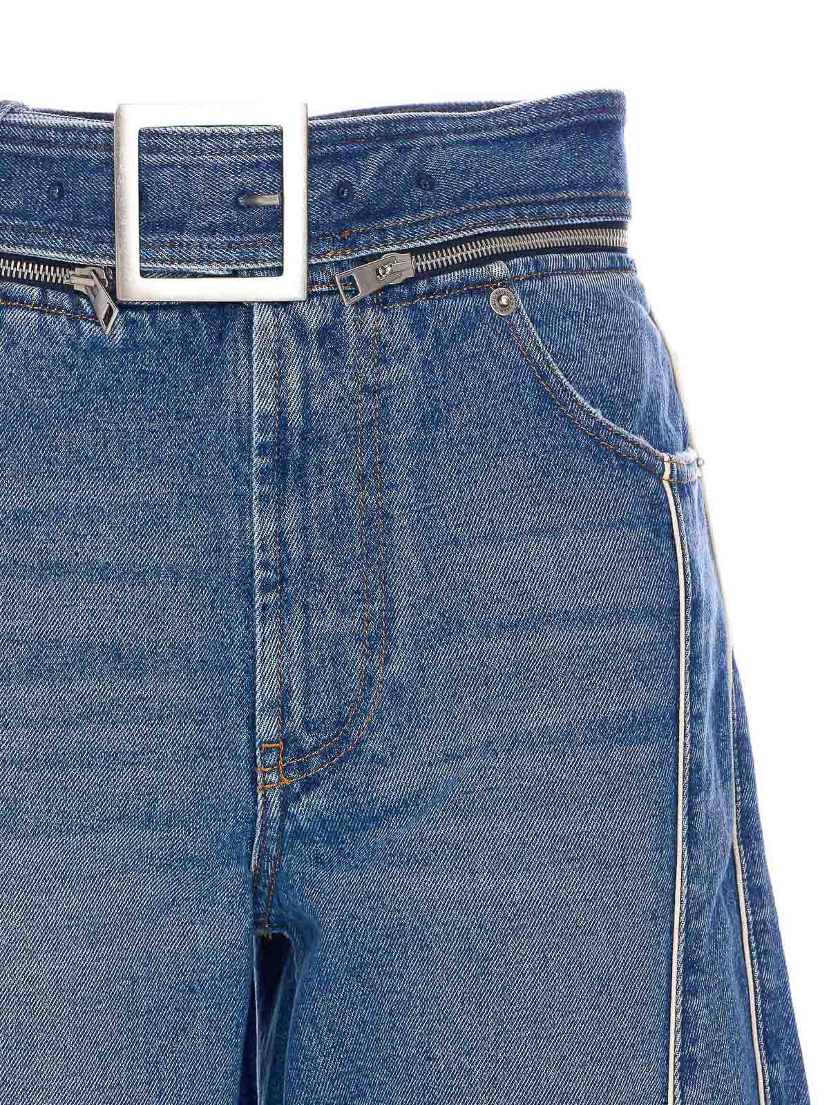 デニム・ジーパン JEAN PAUL GAULTIER THE BELTED DENIM JEANS Jean Paul Gaultier - Jean Paul Gaultier | The Belted Denim Jeans
