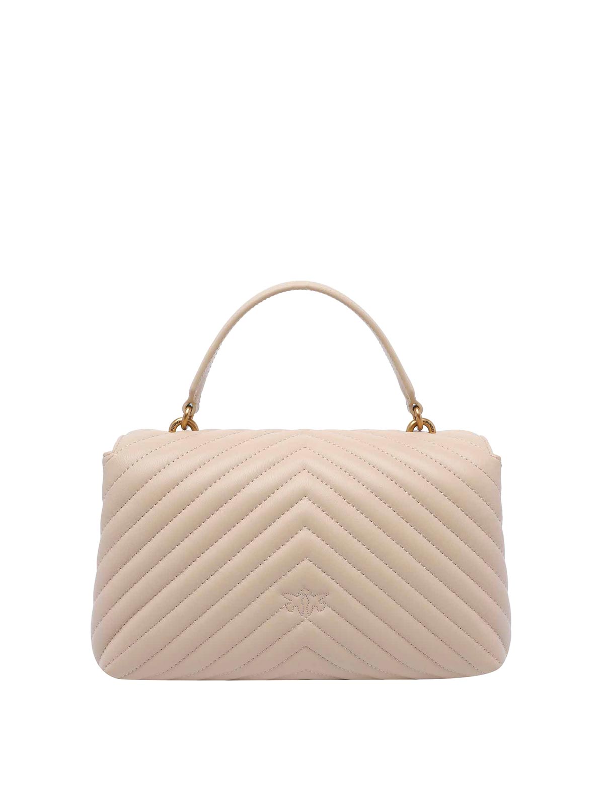 ハンドバッグ Pinko CLASSIC LOVE LADY PUFFER HANDBAG PINKO Classic Lady Love Puff Chevron Top Handle Shoulder Bag