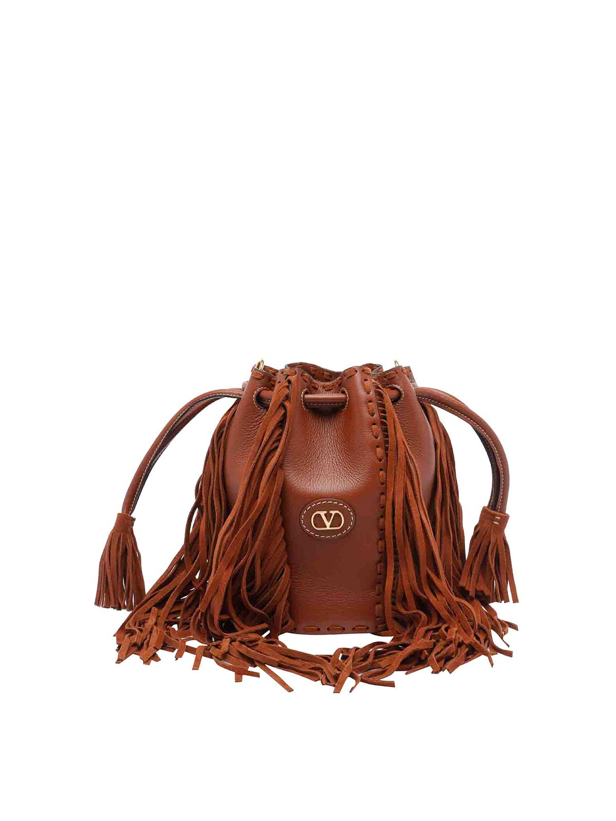 Valentino Garavani Small Bucket - Brown - Women | B0R28LUJWU2